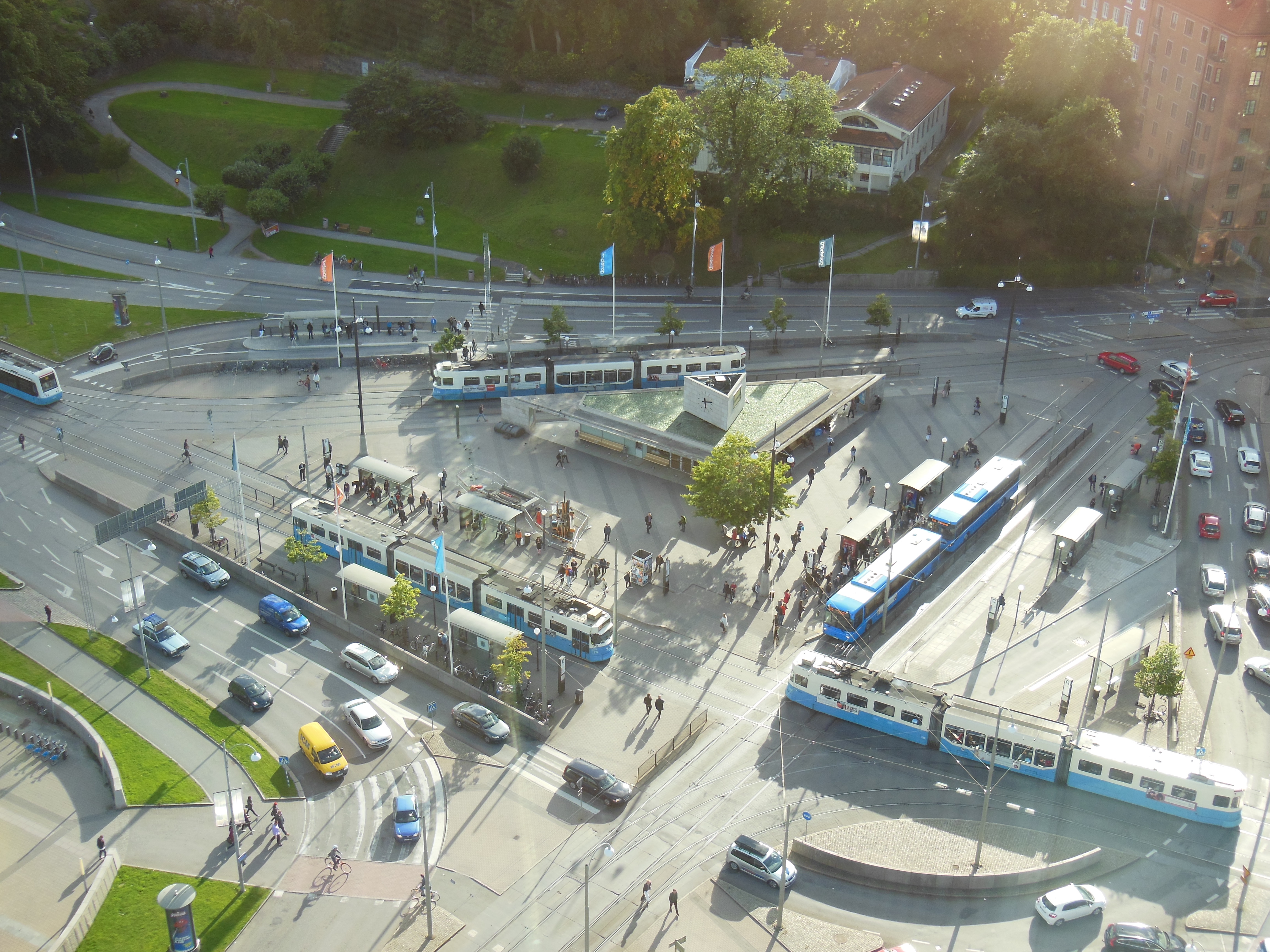 Korsvägen sett från ovan