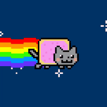 Animerad Nyan cat Animerad Nyan cat