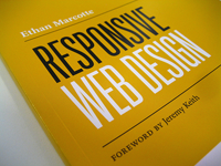 Boken om Responsive web design av Ethan Marcotte från A list apart