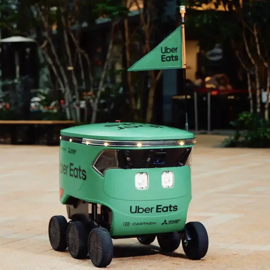 Uber Eats självkörande cartken