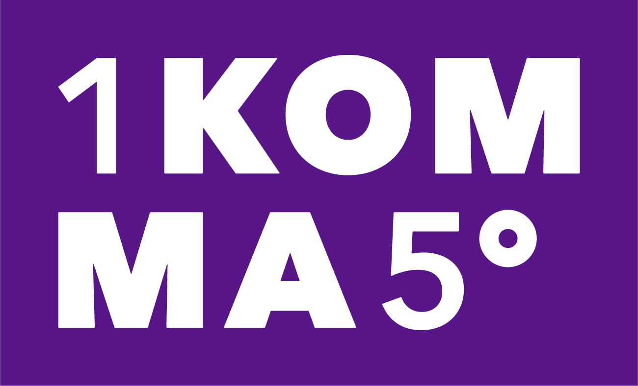 Logotyp för 1KOMMA5°