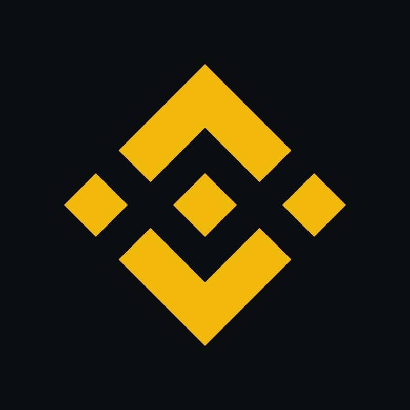 Ikon med logotyp för Binance