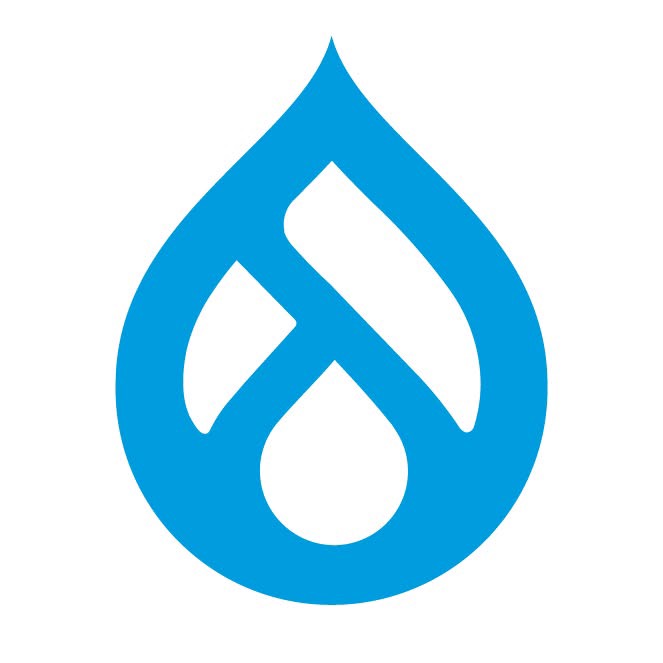 Logotyp för Drupal evergreen