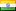 Flagga för Indien