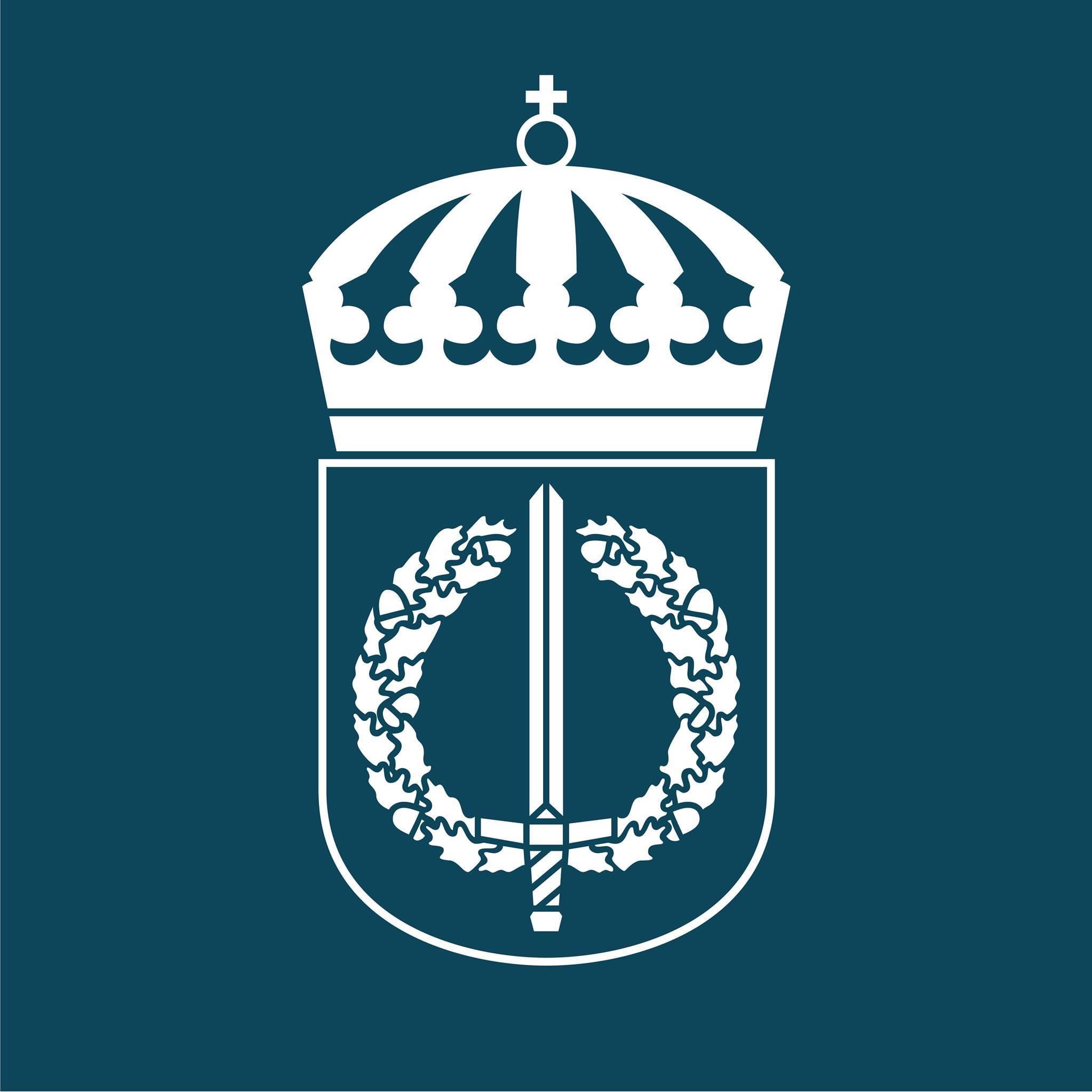 Logotyp för Försvarshögskolan