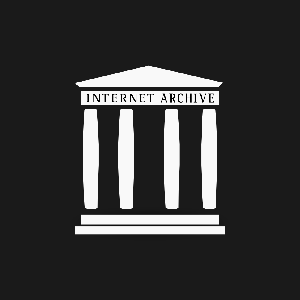 Logotyp f&ouml;r INTERNET ARCHIVE