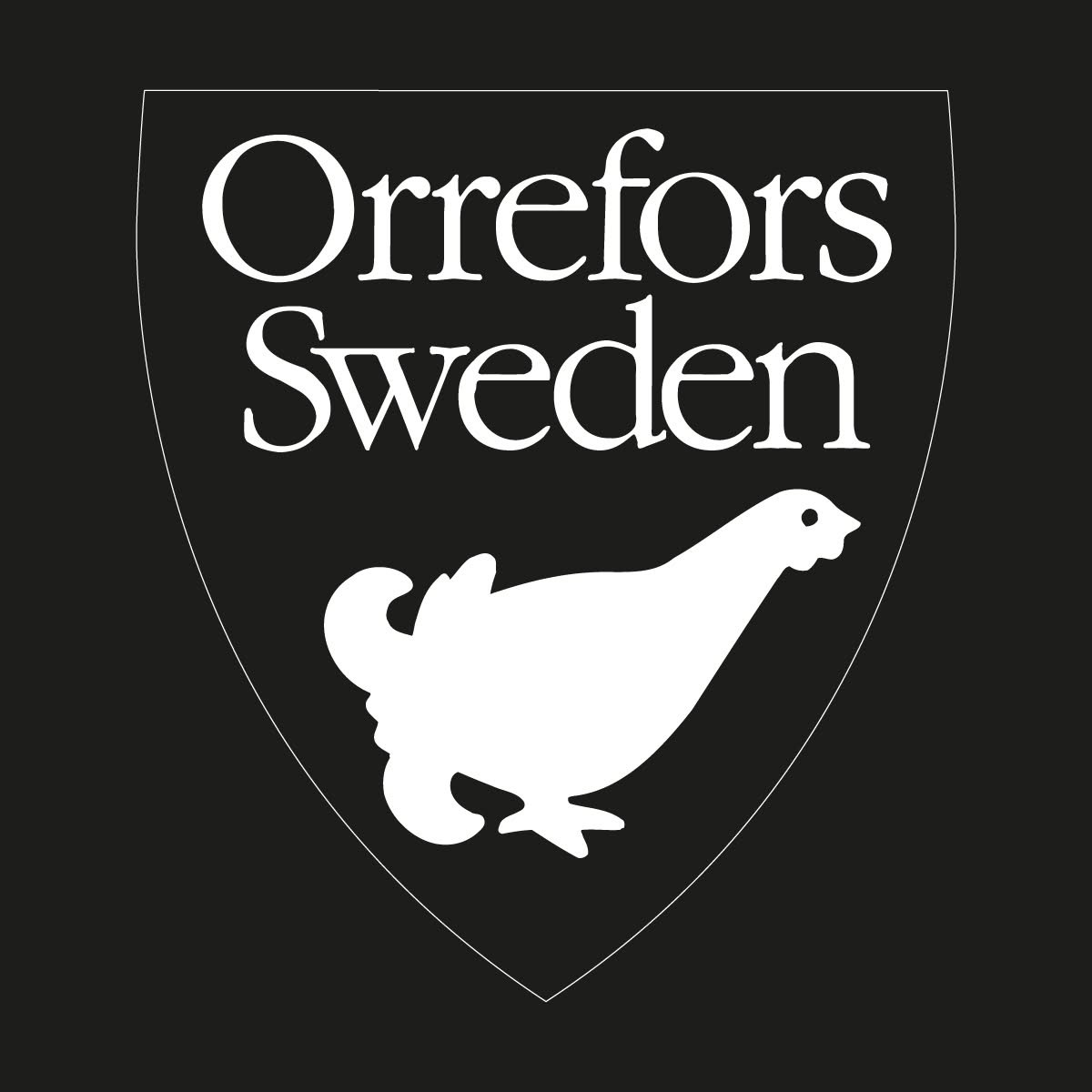 Logotyp för Orrefors Sweden