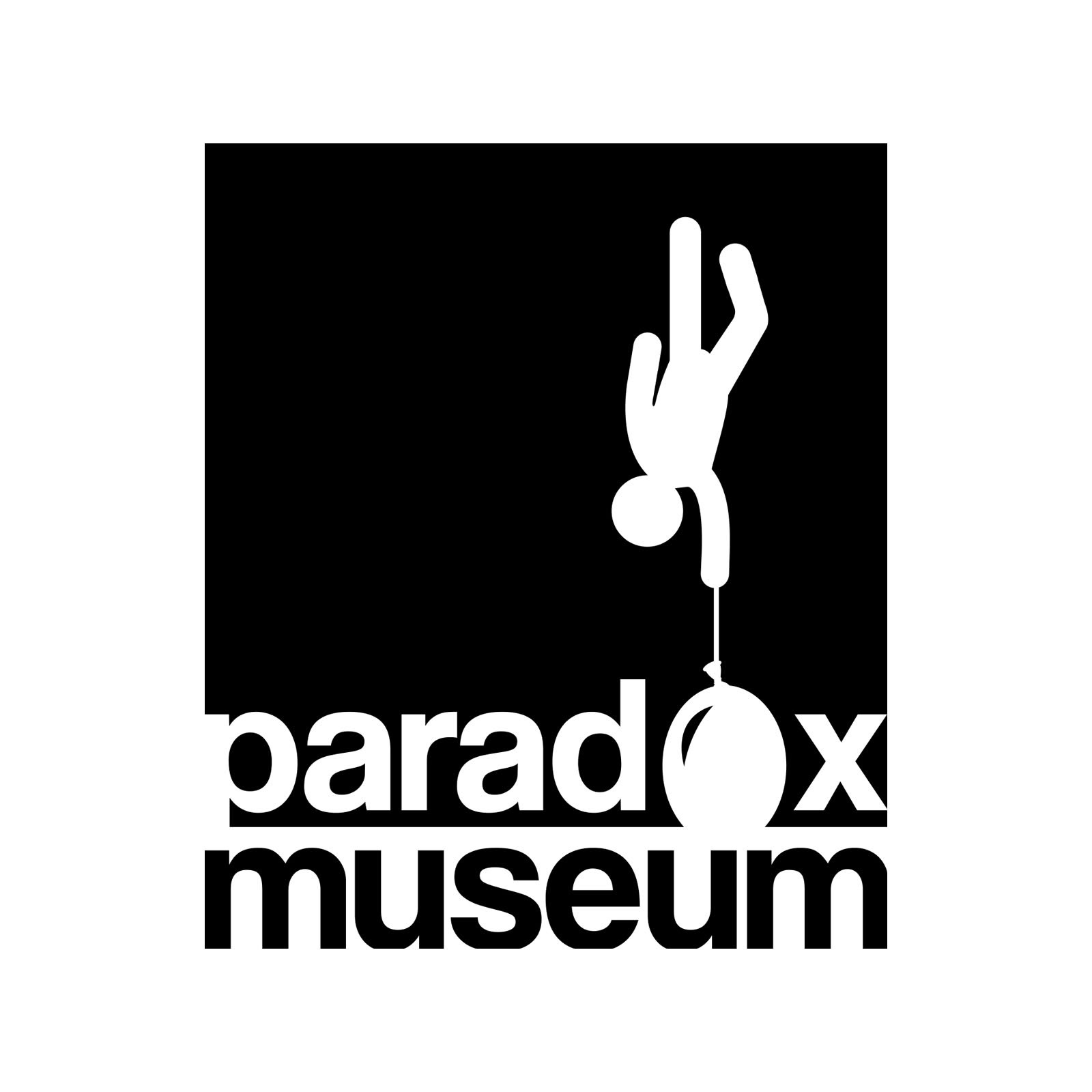 Logotyp för Paradox museum Logotyp för Paradox museum