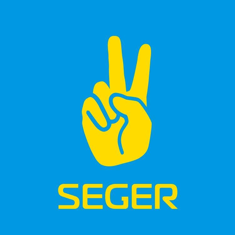 Logotyp för SEGER (✌🏼)