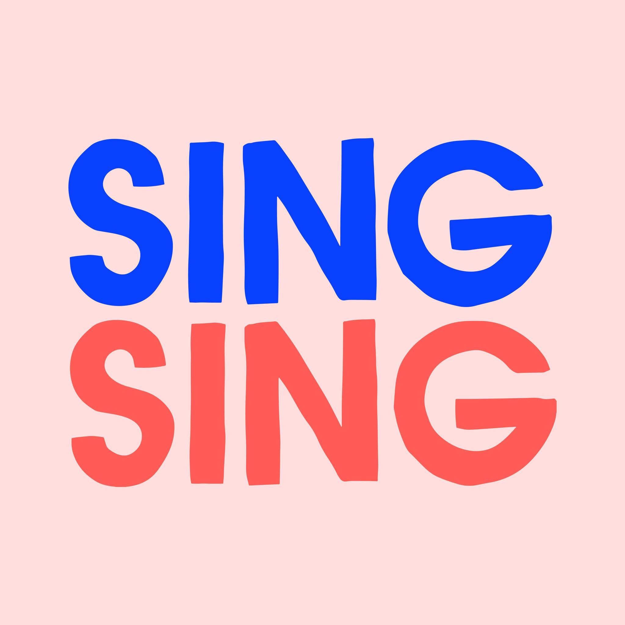 Logotyp för SING SING KARAOKE