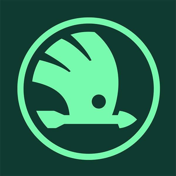 Logotyp för Skoda