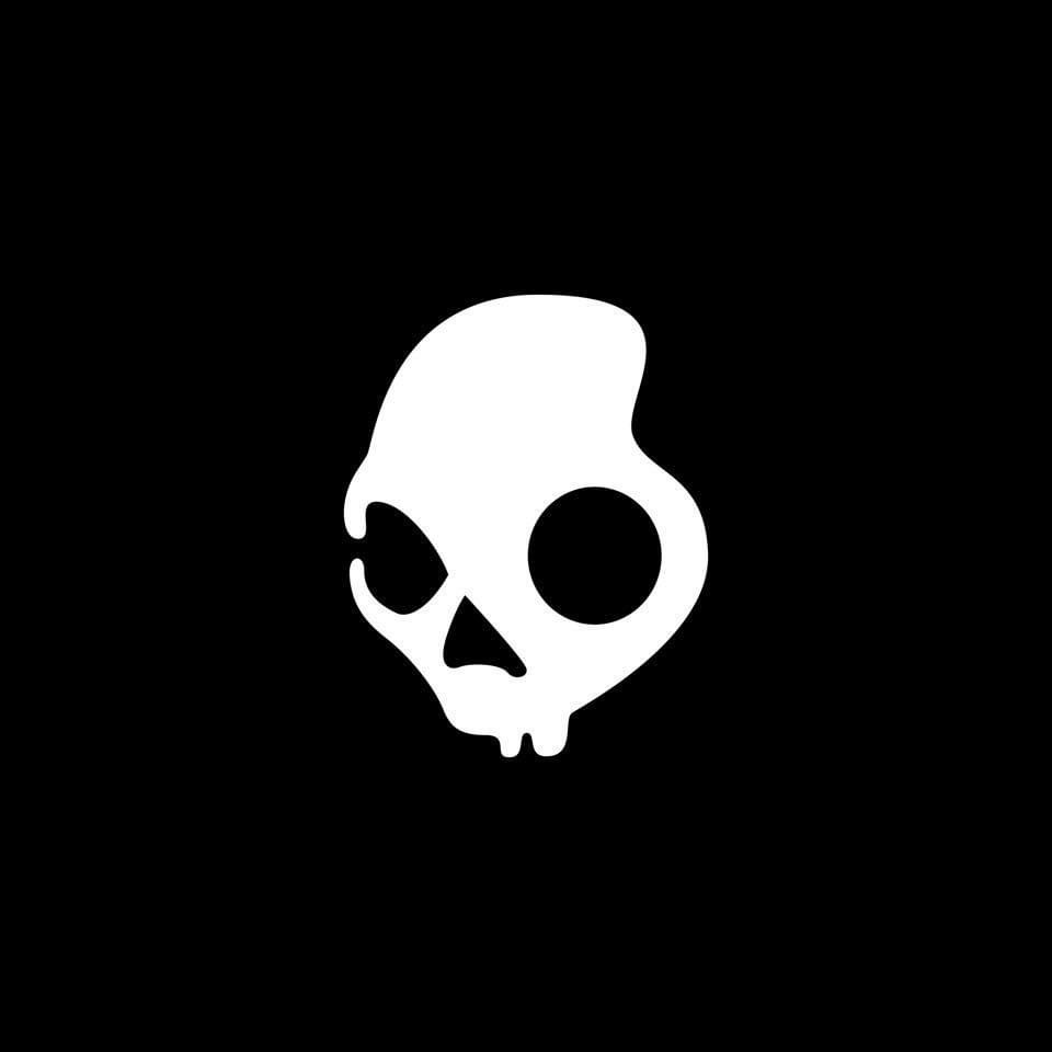 Logotyp för Skullcandy