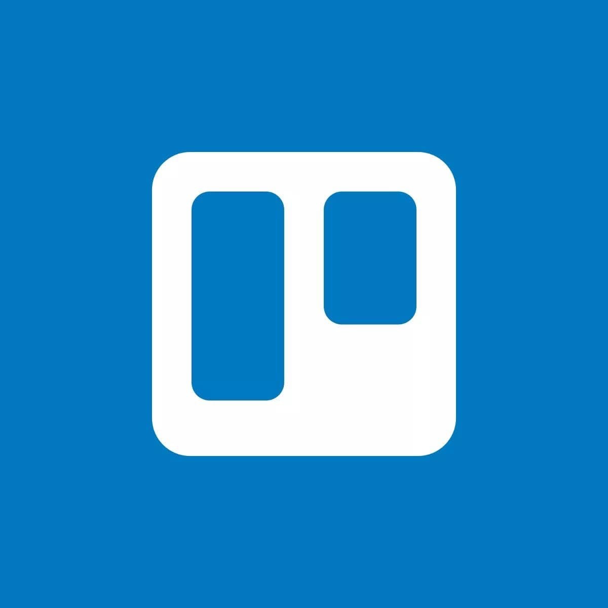 Ikon med logotyp för Trello