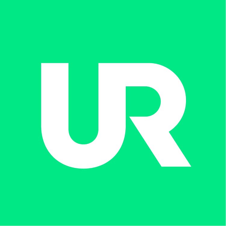 Logotyp för UR - Utbildningsradion